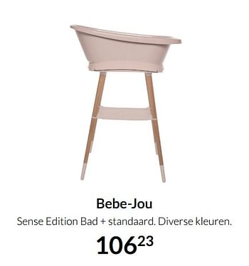 Aanbiedingen Bebe-jou sense edition bad + standaard - Bebe-jou - Geldig van 17/08/2021 tot 20/09/2021 bij Babypark