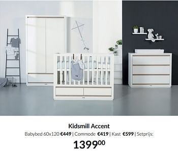 Aanbiedingen Kidsmill accent - Kidsmill - Geldig van 17/08/2021 tot 20/09/2021 bij Babypark