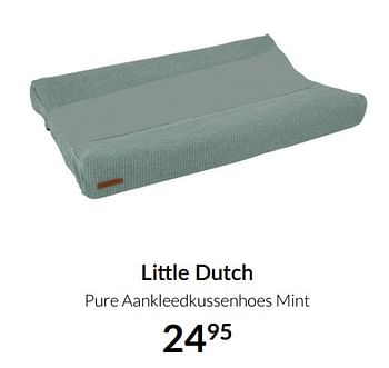Aanbiedingen Little dutch pure aankleedkussenhoes mint - Little Dutch - Geldig van 17/08/2021 tot 20/09/2021 bij Babypark
