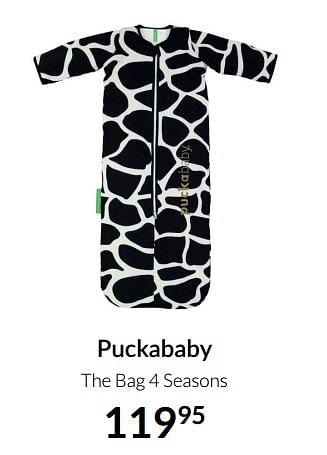 Aanbiedingen Puckababy the bag 4 seasons - Puckababy - Geldig van 17/08/2021 tot 20/09/2021 bij Babypark