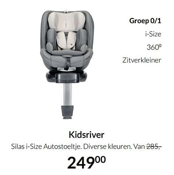 Aanbiedingen Kidsriver silas i-size autostoeltje - Kidsriver - Geldig van 17/08/2021 tot 20/09/2021 bij Babypark