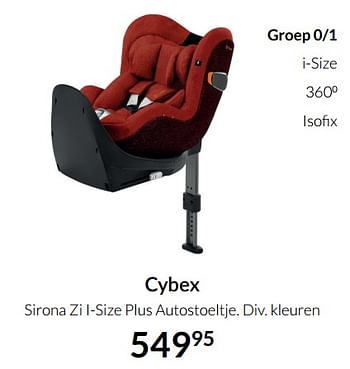 Aanbiedingen Cybex sirona zi i-size plus autostoeltje. - Cybex - Geldig van 17/08/2021 tot 20/09/2021 bij Babypark