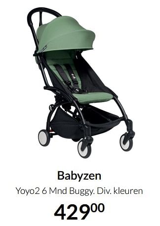 Aanbiedingen Babyzen yoyo2 6 mnd buggy - Babyzen - Geldig van 17/08/2021 tot 20/09/2021 bij Babypark