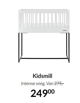 Aanbiedingen Kidsmill intense wieg - Kidsmill - Geldig van 17/08/2021 tot 20/09/2021 bij Babypark