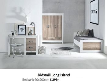 Aanbiedingen Kidsmill long island bedbank - Kidsmill - Geldig van 17/08/2021 tot 20/09/2021 bij Babypark