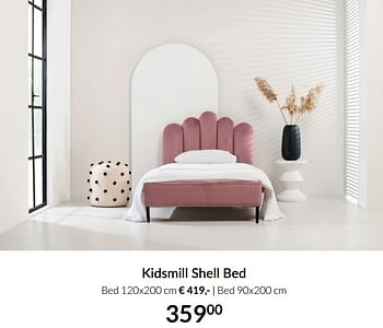 Aanbiedingen Kidsmill shell bed - Kidsmill - Geldig van 17/08/2021 tot 20/09/2021 bij Babypark