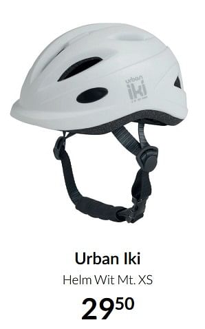 Aanbiedingen Urban iki helm wit mt - Urban Iki - Geldig van 17/08/2021 tot 20/09/2021 bij Babypark