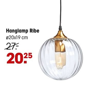 Aanbiedingen Hanglamp ribe - Huismerk - Kwantum - Geldig van 23/08/2021 tot 05/09/2021 bij Kwantum