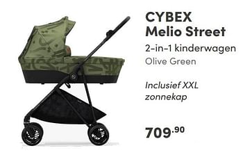 Aanbiedingen Cybex melio street - Cybex - Geldig van 22/08/2021 tot 28/08/2021 bij Baby & Tiener Megastore