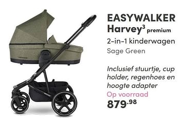 Aanbiedingen Easywalker harvey3 premium - Easywalker - Geldig van 22/08/2021 tot 28/08/2021 bij Baby & Tiener Megastore