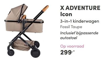 Aanbiedingen X adventure icon - Xadventure - Geldig van 22/08/2021 tot 28/08/2021 bij Baby & Tiener Megastore