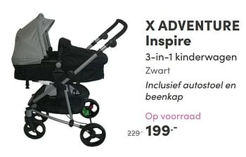Aanbiedingen X adventure inspire - Xadventure - Geldig van 22/08/2021 tot 28/08/2021 bij Baby & Tiener Megastore