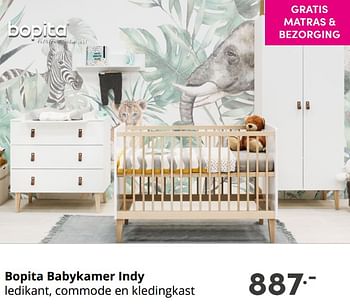 Aanbiedingen Bopita babykamer indy - Bopita - Geldig van 22/08/2021 tot 28/08/2021 bij Baby & Tiener Megastore