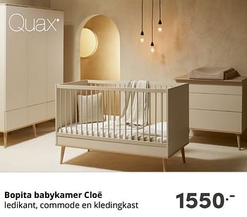 Aanbiedingen Bopita babykamer cloë - Bopita - Geldig van 22/08/2021 tot 28/08/2021 bij Baby & Tiener Megastore