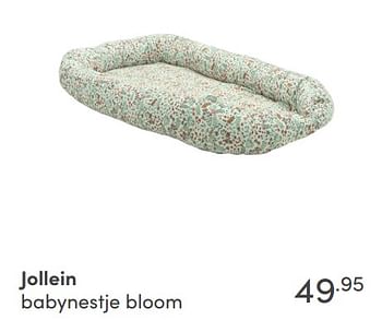 Aanbiedingen Jollein babynestje bloom - Jollein - Geldig van 22/08/2021 tot 28/08/2021 bij Baby & Tiener Megastore