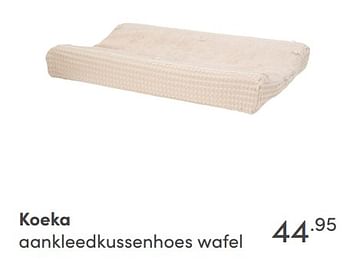 Aanbiedingen Koeka aankleedkussenhoes wafel - Koeka - Geldig van 22/08/2021 tot 28/08/2021 bij Baby & Tiener Megastore