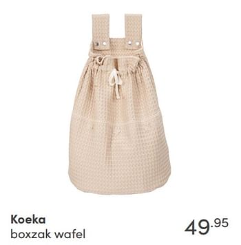 Aanbiedingen Koeka boxzak wafel - Koeka - Geldig van 22/08/2021 tot 28/08/2021 bij Baby & Tiener Megastore