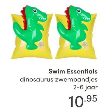 Aanbiedingen Swim essentials dinosaurus zwembandjes - Swim Essentials - Geldig van 22/08/2021 tot 28/08/2021 bij Baby & Tiener Megastore