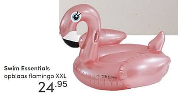 Aanbiedingen Swim essentials opblaas flamingo xxl - Swim Essentials - Geldig van 22/08/2021 tot 28/08/2021 bij Baby & Tiener Megastore