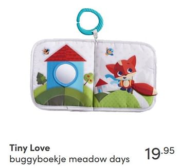 Aanbiedingen Tiny love buggyboekje meadow days - Tiny Love - Geldig van 22/08/2021 tot 28/08/2021 bij Baby & Tiener Megastore