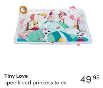 Aanbiedingen Tiny love speelkleed princess tales - Tiny Love - Geldig van 22/08/2021 tot 28/08/2021 bij Baby & Tiener Megastore