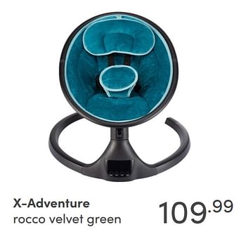 Aanbiedingen X-adventure rocco velvet green - Xadventure - Geldig van 22/08/2021 tot 28/08/2021 bij Baby & Tiener Megastore