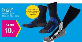 Aanbiedingen Coolmax sokken - Coolmax - Geldig van 23/08/2021 tot 05/09/2021 bij Xenos