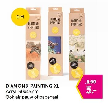 Aanbiedingen Diamond painting xl - Huismerk - Xenos - Geldig van 23/08/2021 tot 05/09/2021 bij Xenos