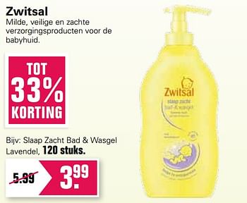 Aanbiedingen Zwitsal slaap zacht bad + wasgel lavendel - Zwitsal - Geldig van 18/08/2021 tot 04/09/2021 bij De Online Drogist