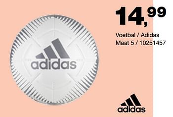 Aanbiedingen Voetbal - adidas maat 5 - Adidas - Geldig van 25/08/2021 tot 12/09/2021 bij Bristol