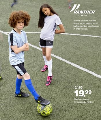 Aanbiedingen Voetbalschoenen firmground - panther - Panther - Geldig van 25/08/2021 tot 12/09/2021 bij Bristol