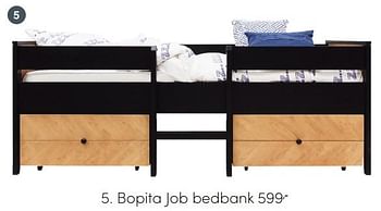 Aanbiedingen Bopita job bedbank - Bopita - Geldig van 29/08/2021 tot 04/09/2021 bij Baby & Tiener Megastore