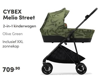 Aanbiedingen Cybex melio street 2-in-1 kinderwagen - Cybex - Geldig van 29/08/2021 tot 04/09/2021 bij Baby & Tiener Megastore