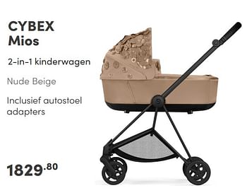 Aanbiedingen Cybex mios 2-in-1 kinderwagen - Cybex - Geldig van 29/08/2021 tot 04/09/2021 bij Baby & Tiener Megastore