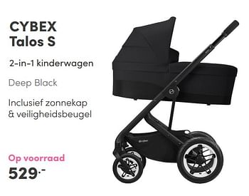 Aanbiedingen Cybex talos s 2-in-1 kinderwagen - Cybex - Geldig van 29/08/2021 tot 04/09/2021 bij Baby & Tiener Megastore
