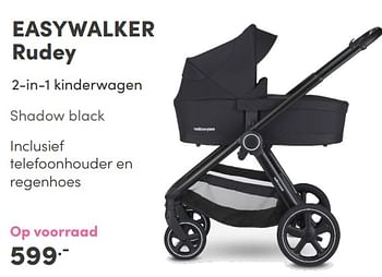 Aanbiedingen Easywalker rudey 2-in-1 kinderwagen - Easywalker - Geldig van 29/08/2021 tot 04/09/2021 bij Baby & Tiener Megastore