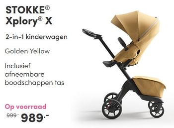 Aanbiedingen Stokke xplory x 2-in-1 kinderwagen - Stokke - Geldig van 29/08/2021 tot 04/09/2021 bij Baby & Tiener Megastore