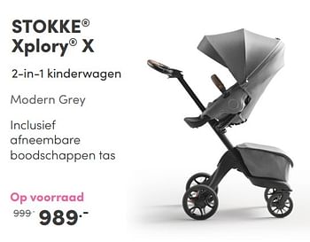 Aanbiedingen Stokke xplory x 2-in-1 kinderwagen - Stokke - Geldig van 29/08/2021 tot 04/09/2021 bij Baby & Tiener Megastore