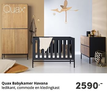 Aanbiedingen Quax babykamer havana - Quax - Geldig van 29/08/2021 tot 04/09/2021 bij Baby & Tiener Megastore