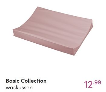 Aanbiedingen Basic collection waskussen - Basic Collection - Geldig van 29/08/2021 tot 04/09/2021 bij Baby & Tiener Megastore