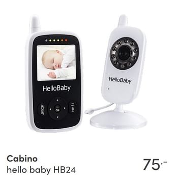 Aanbiedingen Cabino hello baby hb24 - Cabino - Geldig van 29/08/2021 tot 04/09/2021 bij Baby & Tiener Megastore