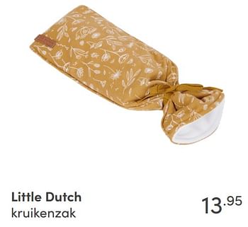 Aanbiedingen Little dutch kruikenzak - Little Dutch - Geldig van 29/08/2021 tot 04/09/2021 bij Baby & Tiener Megastore