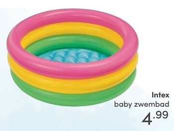 Aanbiedingen Intex baby zwembad - Intex - Geldig van 29/08/2021 tot 04/09/2021 bij Baby & Tiener Megastore