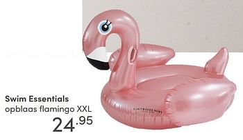 Aanbiedingen Swim essentials opblaas flamingo xxl - Swim Essentials - Geldig van 29/08/2021 tot 04/09/2021 bij Baby & Tiener Megastore