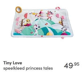 Aanbiedingen Tiny love speelkleed princess tales - Tiny Love - Geldig van 29/08/2021 tot 04/09/2021 bij Baby & Tiener Megastore