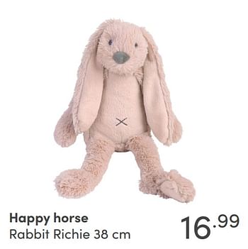 Aanbiedingen Happy horse rabbit richie - Happy Horse - Geldig van 29/08/2021 tot 04/09/2021 bij Baby & Tiener Megastore