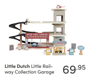 Aanbiedingen Little dutch little railway collection garage - Little Dutch - Geldig van 29/08/2021 tot 04/09/2021 bij Baby & Tiener Megastore