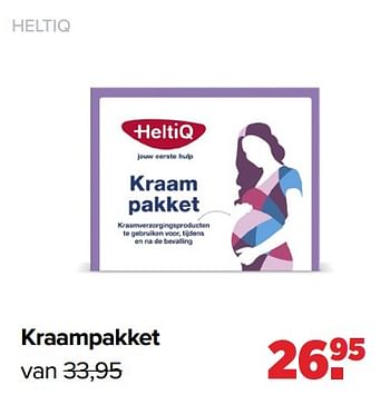 Aanbiedingen Kraampakket - Heltiq - Geldig van 30/08/2021 tot 25/09/2021 bij Baby-Dump