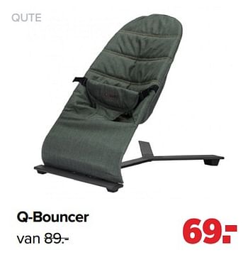 Aanbiedingen Q-bouncer - Qute  - Geldig van 30/08/2021 tot 25/09/2021 bij Baby-Dump