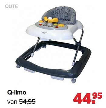 Aanbiedingen Q-limo - Qute  - Geldig van 30/08/2021 tot 25/09/2021 bij Baby-Dump